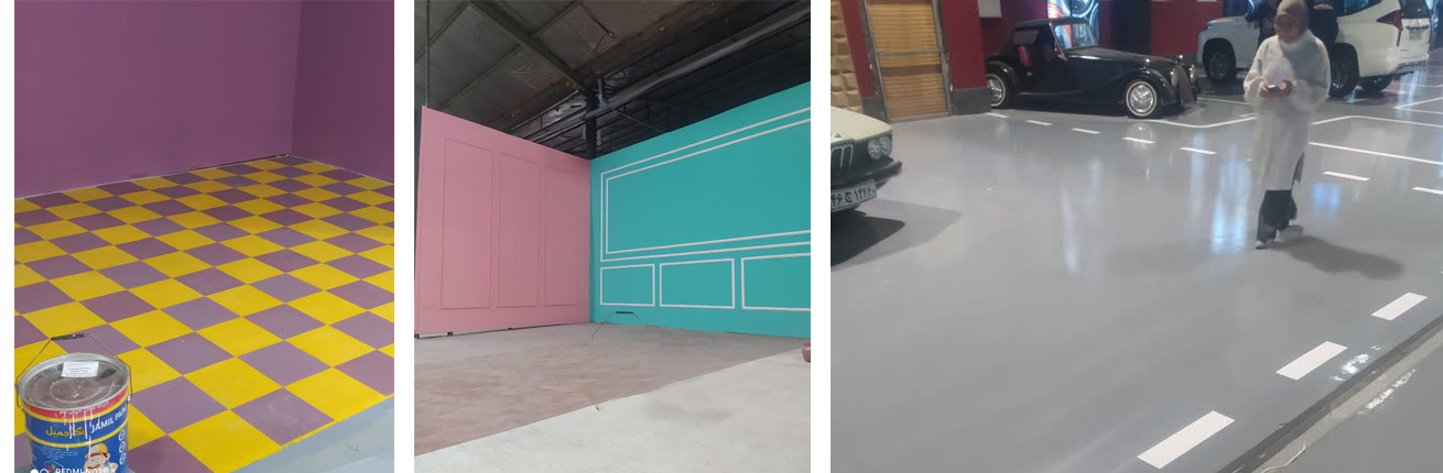 رنگ آمیزی بستر