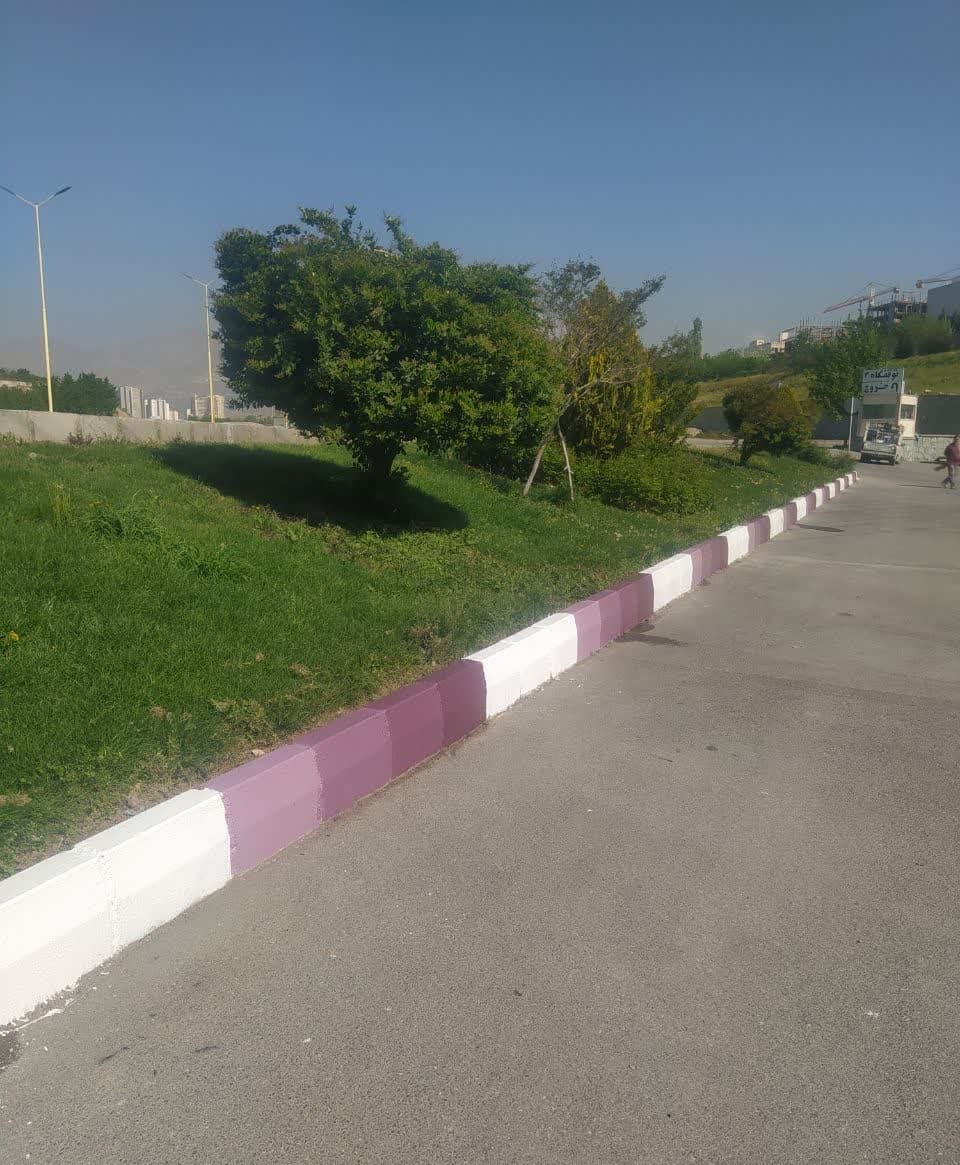 رنگ آمیزی جدول